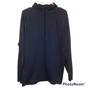 Timberland Men’s Navy Blue Casual Basic Quarter Zip Pullover Size XL